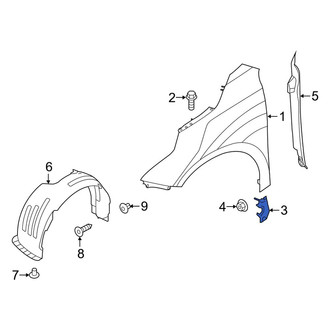 Kia OE - Left Fender Bracket