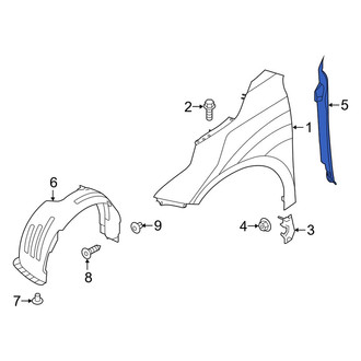 Kia OE - Front Left Fender Insulator