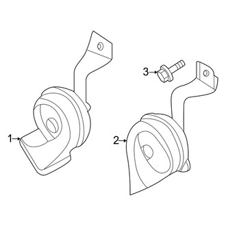 Kia OE - Electrical - Horn (EX / FE / GT / GT-Line / LXS)