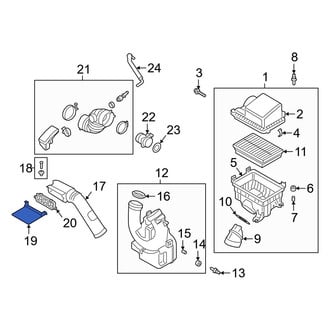 Kia OE - Engine Air Intake Hose Adapter