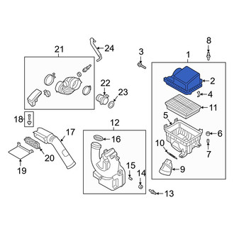 Kia OE - Lower Air Cleaner Cover