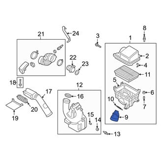 Kia OE - Engine Air Intake Hose Adapter
