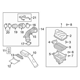 Kia OE - Engine / Transaxle - Air Intake (1.6L)