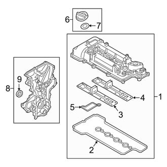 Kia OE - Engine / Transaxle - Valve & Timing Covers (1.6L)