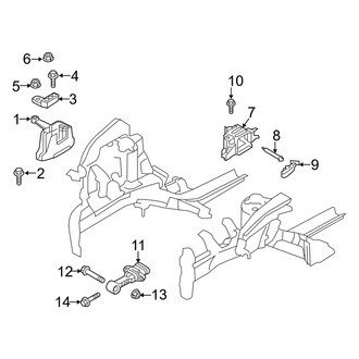 Kia OE - Engine / Transaxle - Engine & Transmission Mounting (2.0L)