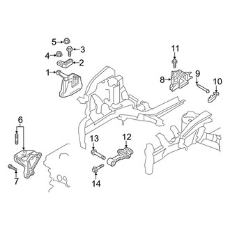 Kia OE - Engine / Transaxle - Engine & Transmission Mounting (1.6L)