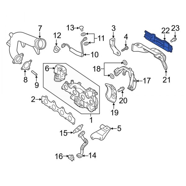 Turbocharger Mount Heat Shield