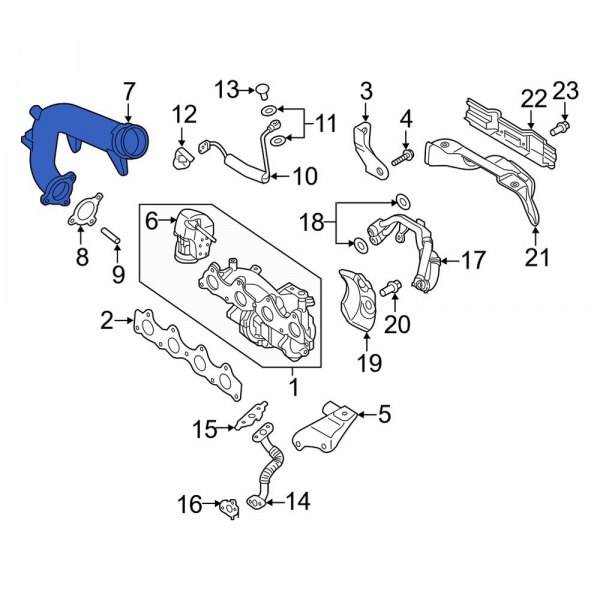 Turbocharger Inlet Pipe