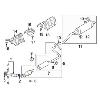 Kia OE - Front Exhaust Pipe Flange Gasket