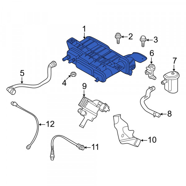 Kia OE 31420F3500 Vapor Canister
