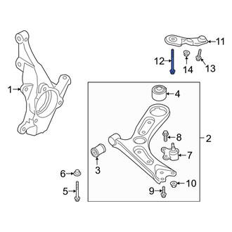 Kia OE - Suspension Crossmember Bolt