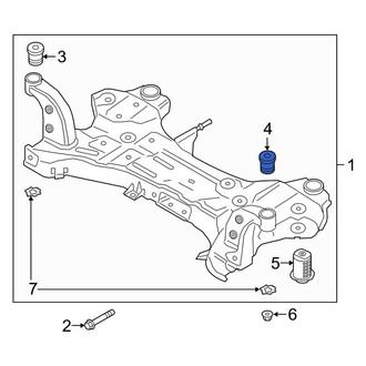Kia OE - Front Left Suspension Crossmember Insulator
