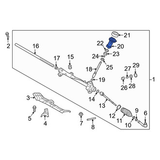 Kia OE - Rack and Pinion Bellows