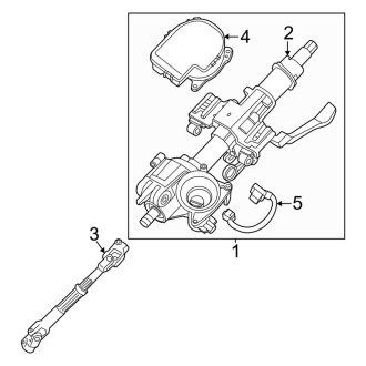 2022 Kia Forte Steering Columns, Shafts & Parts — CARiD.com