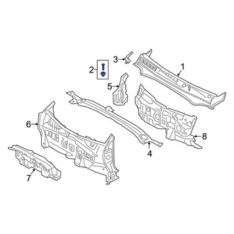 Kia OE - Cowl Cover Clip