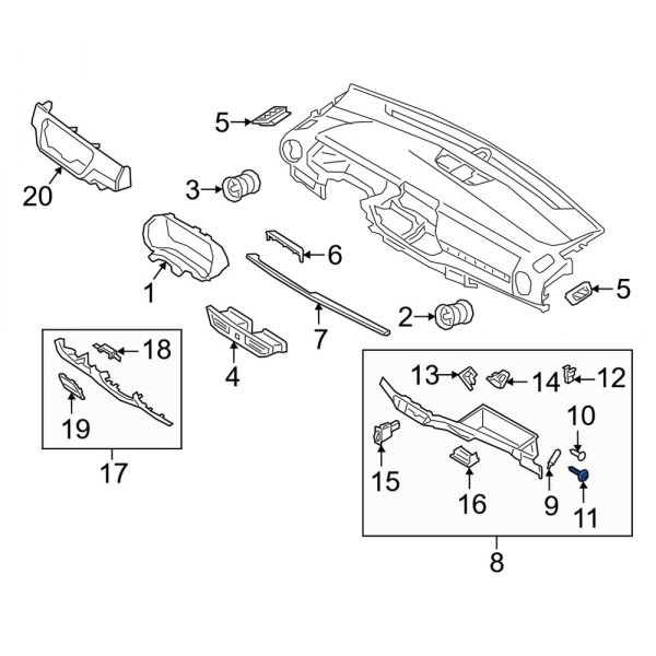 Instrument Panel Cover Screw