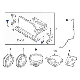 Kia OE - GPS Navigation System Screw