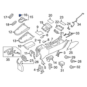 Kia OE - Automatic Transmission Shift Cover Plate Cap