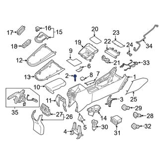 Kia OE - Lower Console Bolt