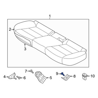 Kia OE - Rear Child Restraint Anchor Plate Bolt