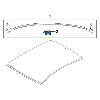 Kia OE - Roof Drip Molding Clip