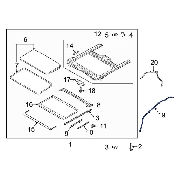 Sunroof Drain Hose