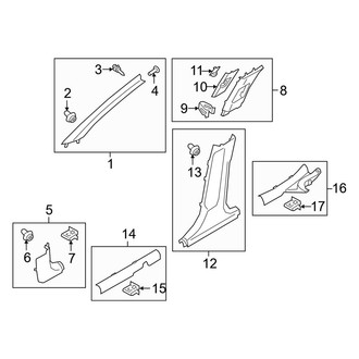 Kia OE - Pillars, Rocker & Floor - Interior Trim