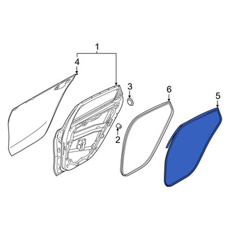 Kia OE - Rear Right Outer Door Seal