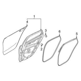 Kia OE - Rear Door - Door & Components