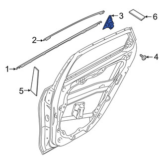 Kia OE - Rear Left Door Applique