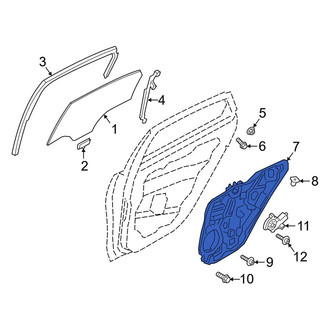 Kia OE - Rear Right Door Panel Carrier