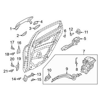 Kia OE - Rear Door - Lock & Hardware