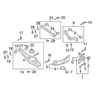 Kia OE - Rear Suspension - Suspension Components (Multi-Link Suspension)