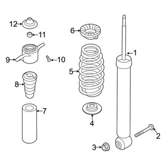 Kia OE - Rear Suspension - Shocks & Components (Multi-Link Suspension), (1.6L)
