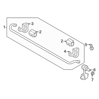 Kia OE - Rear Suspension - Stabilizer Bar & Components (Multi-Link Suspension)