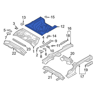 Kia OE - Rear Spare Tire Compartment