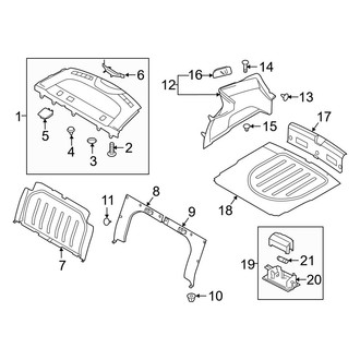 Kia OE - Rear Body & Floor - Interior Trim