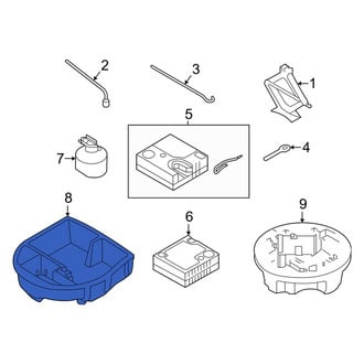 Kia OE - Rear Floor Storage Compartment