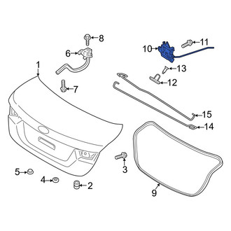 Kia OE - Rear Deck Lid Latch