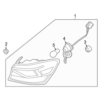 Kia OE - Rear Lamps - Combination Lamps (W/O LED)