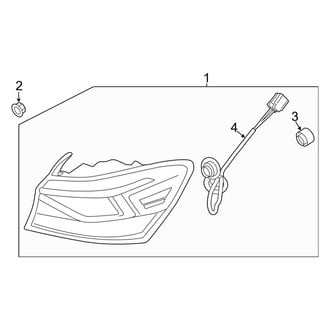 Kia OE - Rear Lamps - Combination Lamps (With LED)