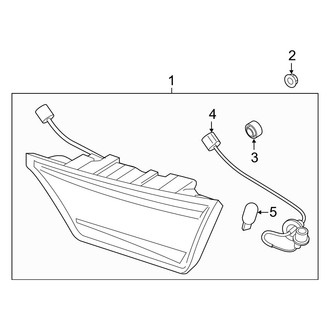 Kia OE - Rear Lamps - Backup Lamps (W/O LED)