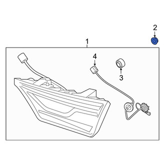 Kia OE - Back Up Light Assembly Nut