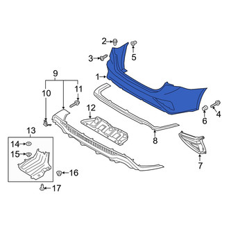 Kia OE - Rear Upper Bumper Cover