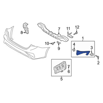 Kia OE - Rear Left Bumper Cover Bracket