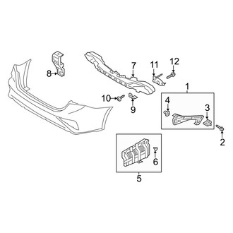 Kia OE - Rear Bumper - Bumper & Components (Bumper Support)