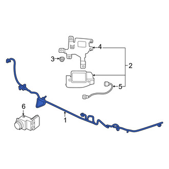 Kia OE - Rear Parking Aid System Wiring Harness
