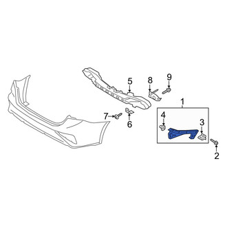 Kia OE - Rear Left Bumper Cover Bracket