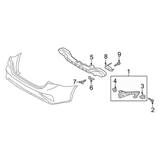 Kia OE - Rear Bumper - Bumper & Components (Bumper Support)