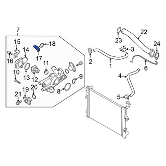 Kia OE - Engine Coolant Temperature Sensor